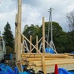 柱を建てる
