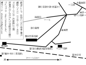 塩狩周辺地図